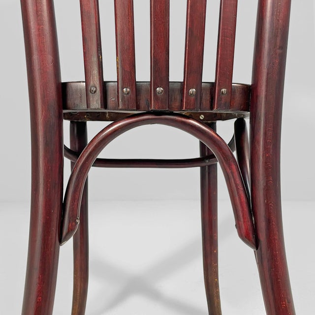 Vintage Austrian Chairs in Wood by Thonet, 1930s, Set of 8 For Sale - Image 10 of 14