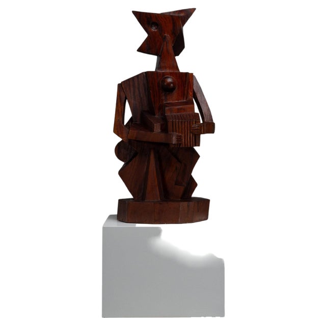 Cubistic Sculpture by Donald Laborie, France, 1988 For Sale