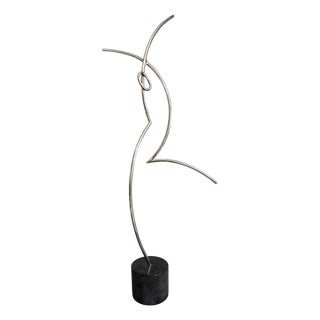 Andreu Alfaro, Penagos Prize Sculpture, 1992, Steel on Marble Base For Sale