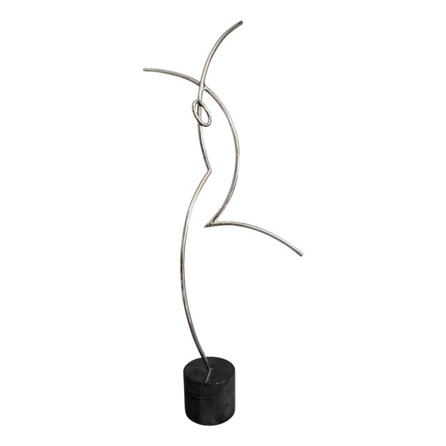 Andreu Alfaro, Penagos Prize Sculpture, 1992, Steel on Marble Base For Sale