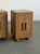 Wood Vintage White Oak Modernist Nightstands - Pair For Sale - Image 7 of 12
