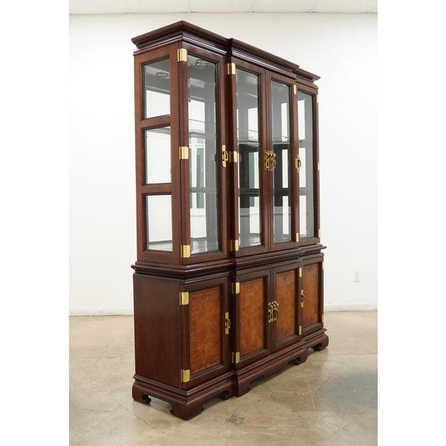 Universal Furniture Vintage Universal Furniture Ming-Style Display Cabinet, Attributed For Sale - Image 4 of 16