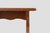 Low French Rustic Church Stool in Terracotta Painted Wood, 1890s For Sale - Image 4 of 11