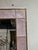 Murano Pink Glass and Brass Mirror For Sale - Image 4 of 7