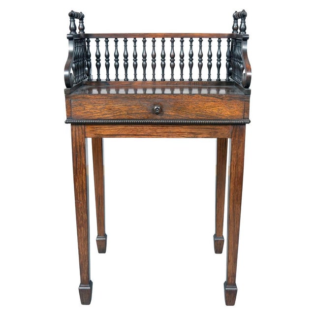 Traditional George IV Rosewood Bookstand For Sale - Image 3 of 10