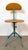 1950s Industrial Dark Green Workshop Chair, 1950s For Sale - Image 5 of 18