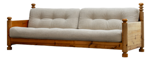 Pine Sofa by Uno & Östen Kristiansson for Luxus, 1970s