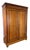 Antique French Carved Mahogany 2-Door Armoire For Sale