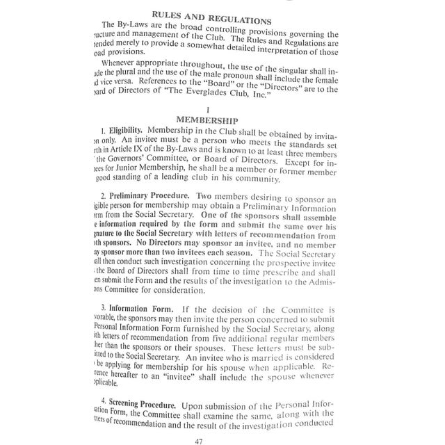 The Everglades Club 1991-1992 Members Annual For Sale - Image 9 of 11