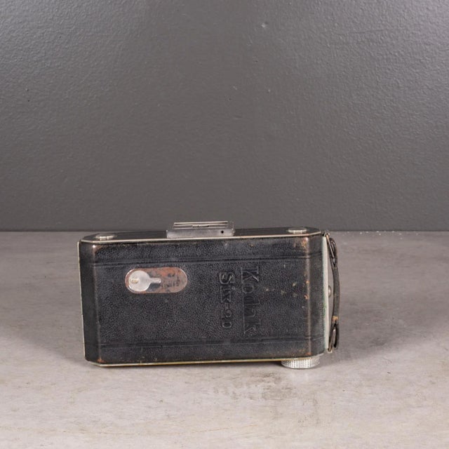 Metal Art Deco Kodak Compur Model Six-20 Folding Camera C.1930 For Sale - Image 7 of 8