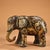 Bronze Pair of Vintage Bronze Elephant Statues For Sale - Image 8 of 9