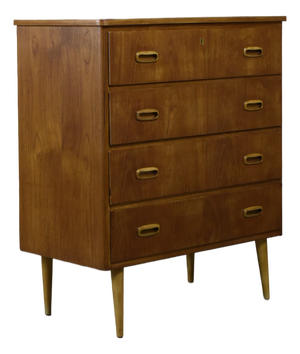 Scandinavian Teak Chest of Drawers, 1960s