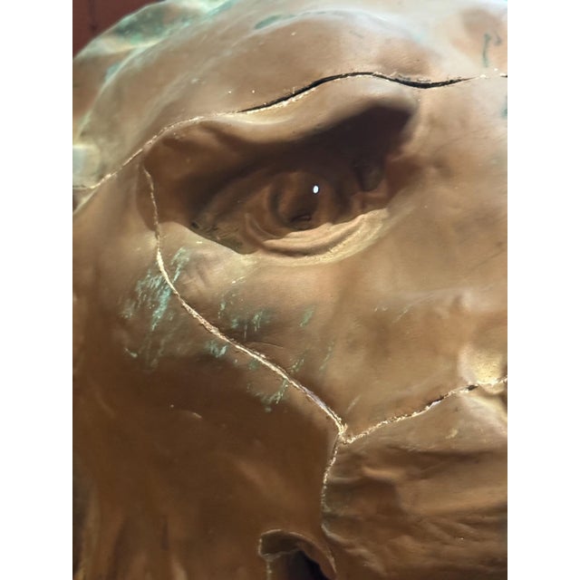 19th Century Copper Lion Victorian Ceiling Corice Piece For Sale - Image 13 of 18