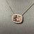 Metal Diamond Morganite Pendant Necklace 14k Gold 7.35 TCW Certified For Sale - Image 7 of 12