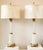 Pair of Antique Frence Louis Faceted Opaline and Guilt Table Lamps For Sale - Image 4 of 11