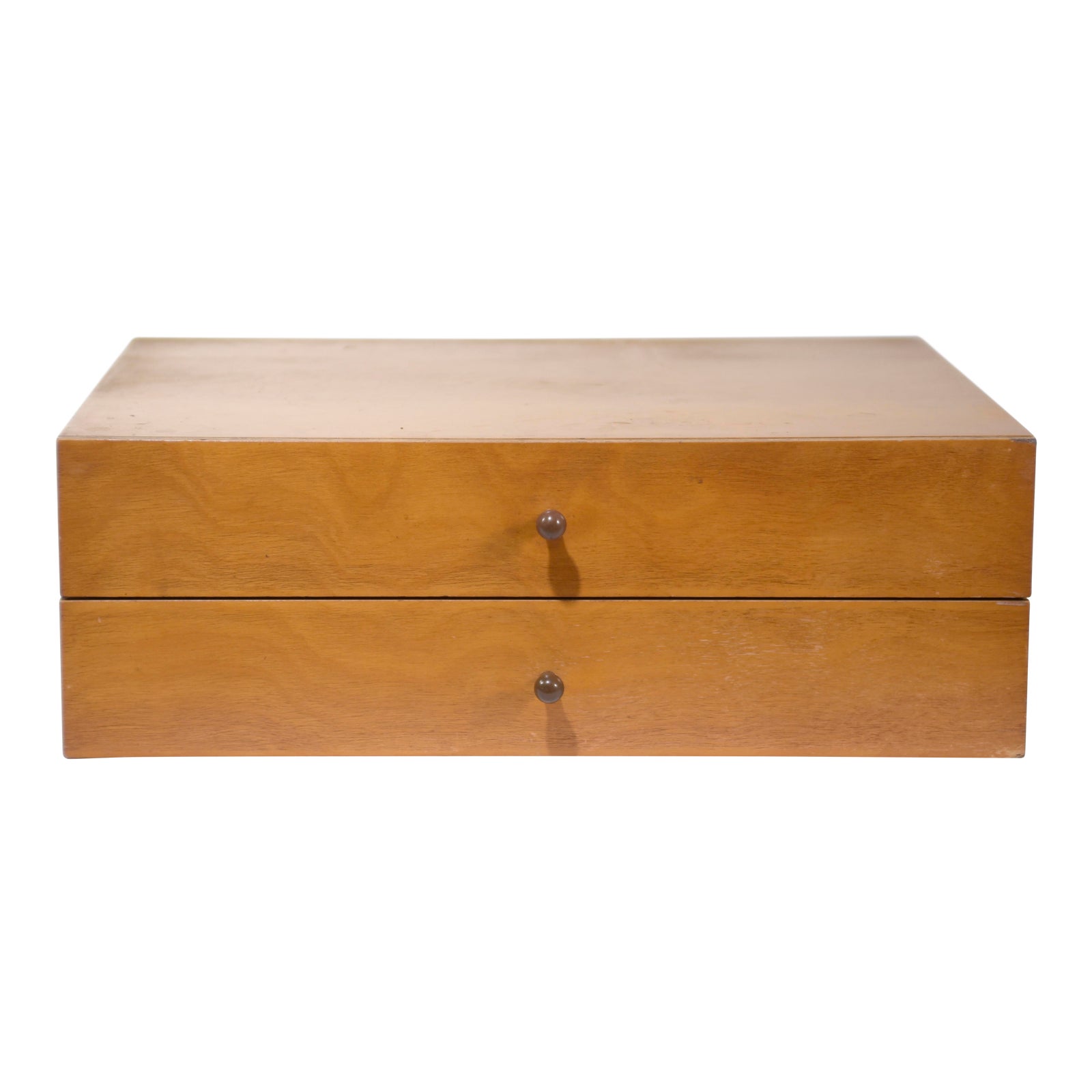 1950s Vintage Paul Mccobb Two Drawer Jewelry Box Chairish