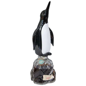 Mid-Century Archimede Seguso Alabastro Murano Art Glass Penguin Decanter Bottle