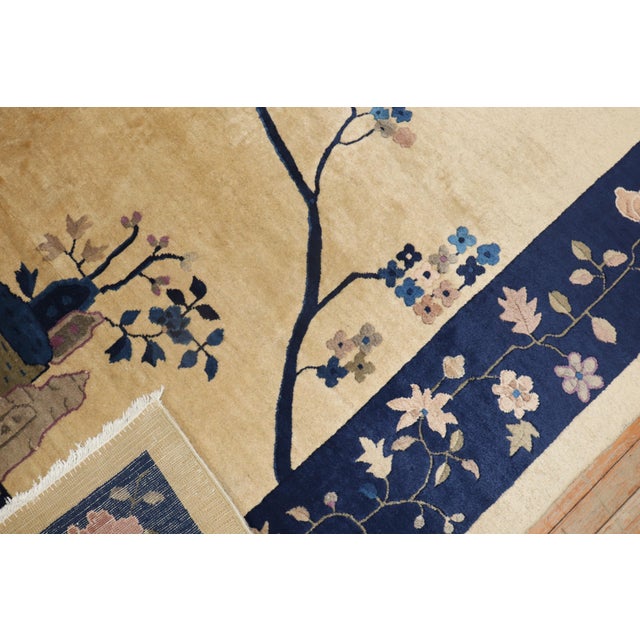 Pictorial Antique Chinese Rug For Sale - Image 9 of 18