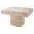 2000 - 2009 Beige Travertine Coffee Table For Sale - Image 5 of 5