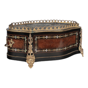 19th Century Napoleon III Marquetry Jardiniere or Planter