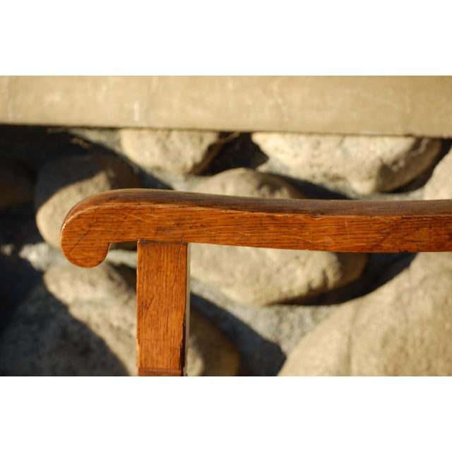 Brown Wooden Bench For Sale - Image 8 of 11