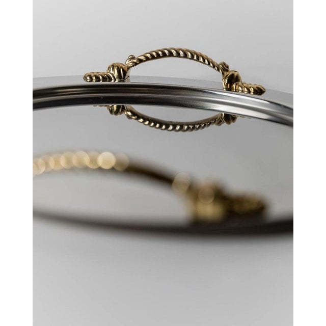 Vintage Tray in Stainless Steel, 1980s For Sale - Image 4 of 11