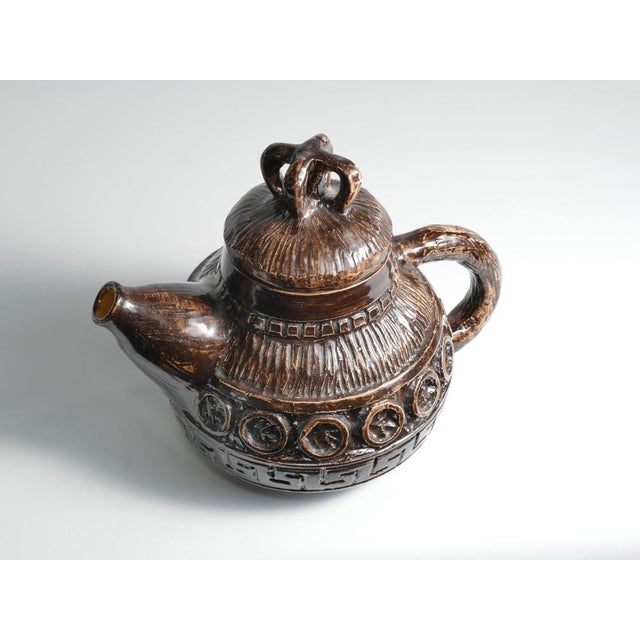 Vintage Playful Teapot by Allan Hellman, Sweden, 1967 For Sale - Image 4 of 15