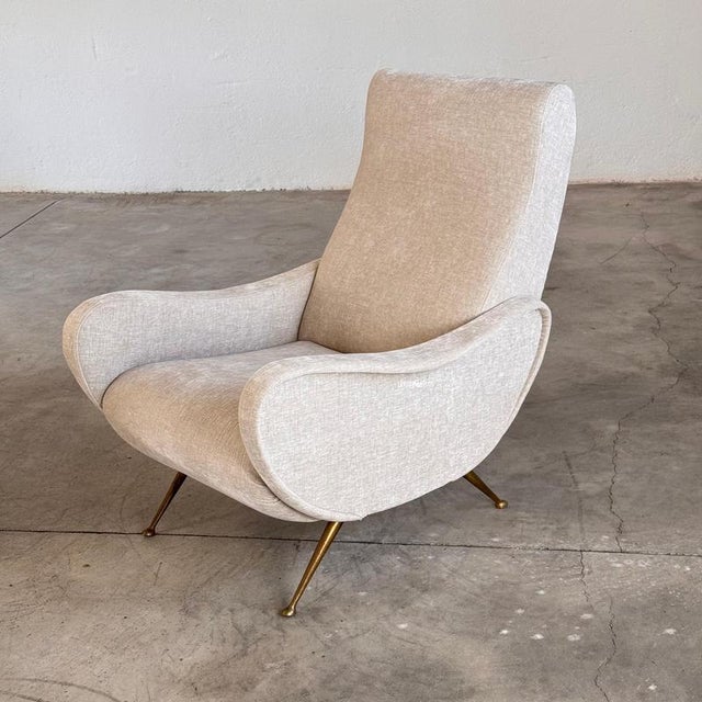 1950s Italian Lounge Chairs attributed to Gigi Radice for Minotti, 1950s, Set of 2 For Sale - Image 5 of 17