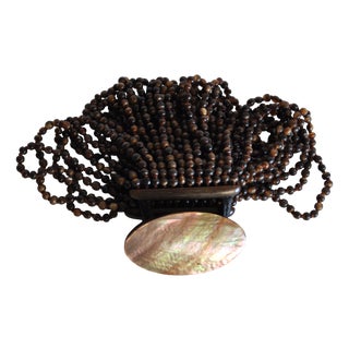 Vintage Monies Faux-Horn Bracelet by Gerda Lynggaard, 1990s For Sale