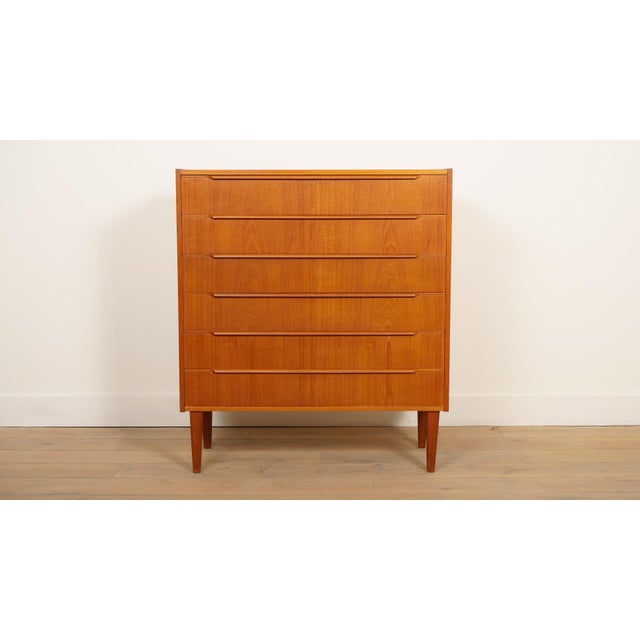 Vintage Danish Chest of Drawers in Teak For Sale - Image 13 of 13