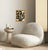 Bryan Boomershine original abstract Mid-Century Inspired Painting in cream and In a gold wood frame. This painting will a...