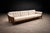 Jd Móveis Brazilian Rosewood Four-Seat Sofa in Warm Oatmeal Bouclé, Brazil, 1960s — Sculptural Form With Rounded Tapered Legs For Sale - Image 13 of 16