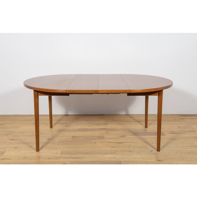 Mid-Century Round Teak Dining Table by Nils Jonsson for Hugo Troeds, Sweden, 1960s For Sale - Image 14 of 18