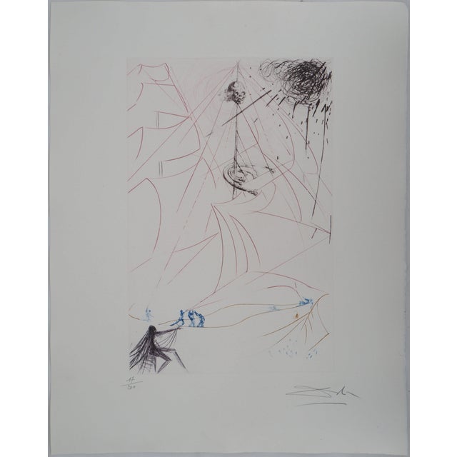 Salvador Dali (1904-1989) The Flying Dutchman, 1969 Original drypoint etching in color (Rigal workshop) Signed in pencil...