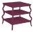 Abbott Tiered Side Table, Grape Juice For Sale