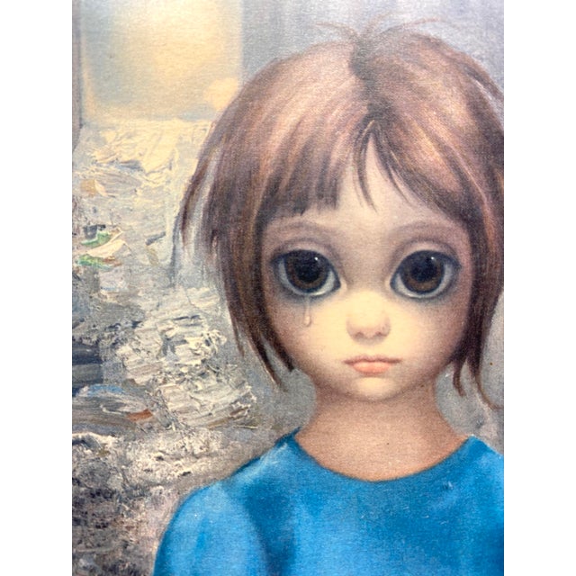 Pop Art Margaret Keane 1962 Big Eyes "The First Grail" Print, Framed For Sale - Image 3 of 8