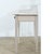 19th Century English 19th Century White Marble Top Vanity with New Paint For Sale - Image 5 of 16