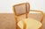 Wood Wooden Chair with Caned Back and Fabric Seat from Horgenglarus, 1940s For Sale - Image 7 of 12