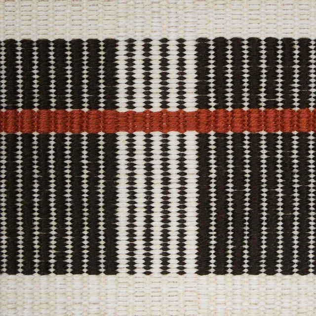 Modern Sample - Schumacher x Stephanie Seal Brown Calcada Tape Medium Trim in Rust For Sale - Image 3 of 4