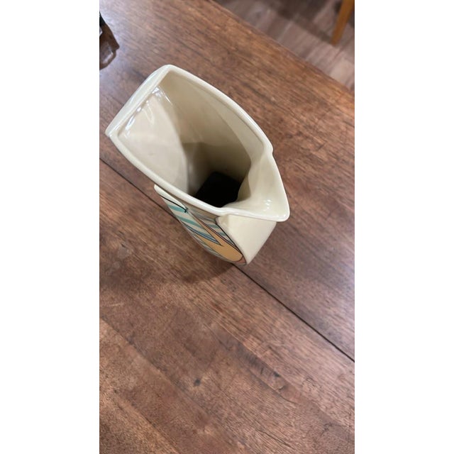 Postmodern 1980s Postmodern Memphis Geometric Vase For Sale - Image 3 of 6