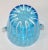 Cornflower Blue Vintage Venini Murano Light Blue White & Clear Wine Cooler Ice Bucket Italy 1970 For Sale - Image 8 of 13