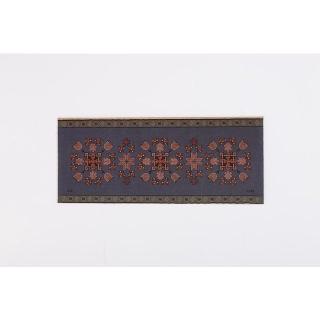Textile Swedish Ethnic Wall Decoration, 1930s For Sale - Image 7 of 8