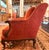 Great color drenched chenille upholstery from the 1970s with tons of use left in it. Have a seat in the oh so soft down...