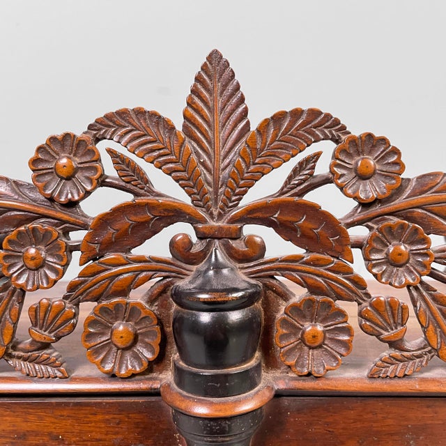 Italian 19th Century Style Wooden Table or Wall Cabinet with Mirror, 1930s For Sale - Image 16 of 18