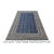 Fine Quality Blue Turkmen Bokhara Hand-Knotted Wool Rug - 6'7" X 9'7" For Sale