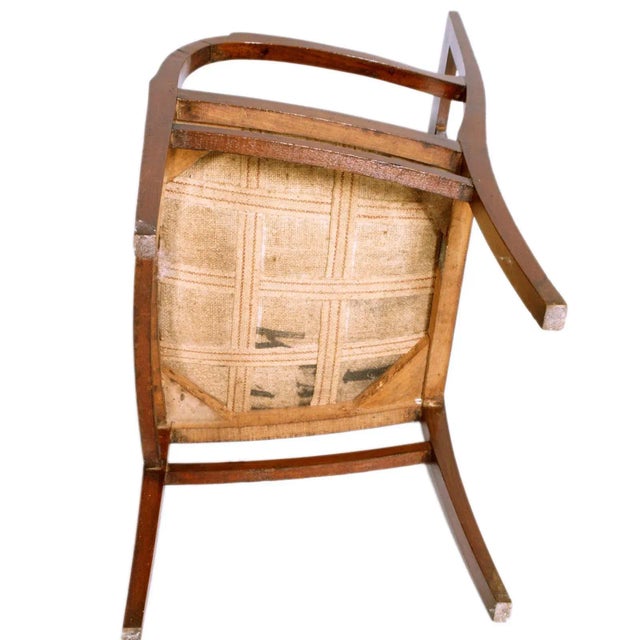 Austrian Walnut Armchairs by Josef Hoffmann for Wiener Werkstätte For Sale - Image 4 of 8