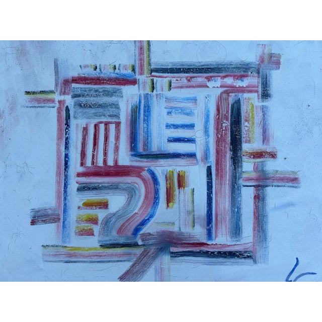 1990s Abstract Composition, 1997, Oil on Canvas For Sale - Image 5 of 17