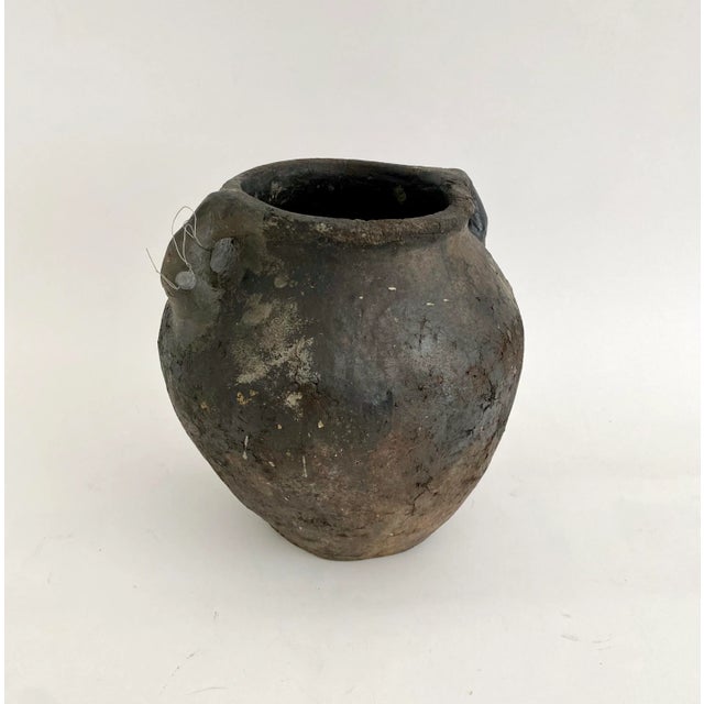 Rustic European Antique Turkish Yoghurt Pottery Vessel For Sale - Image 3 of 10