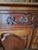 This is acKarges Mid-Century Breakfront with carved wood and 3 original keys. I love the secretary's pull-out drawer;...