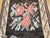 Vintage Caucasian Karabagh Kilim, Flat-Woven Wool, Floral Bouquet Pattern, Dark Brown & Ivory, 5x8 For Sale - Image 11 of 17